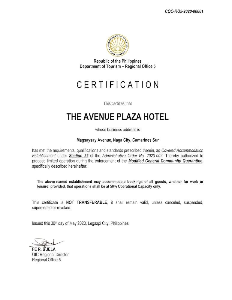 The Avenue Plaza Hotel Naga  Εξωτερικό φωτογραφία